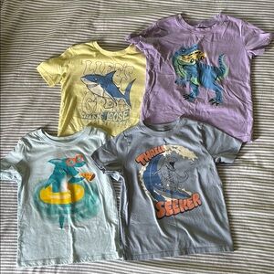 Kids Graphic T-Shirts - Set of 4